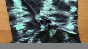 Látka - TieDye zelená