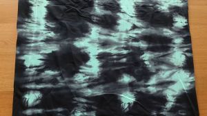 Látka - TieDye zelená